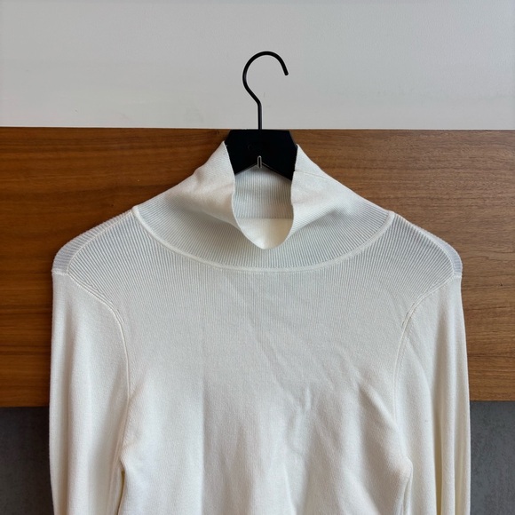 MAEVE BY ANTHROPOLOGIE MOCK NECK BELL SLEEVE SWEATER, SIZE M - Picture 6 of 14